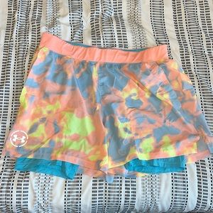 Under Armour tie-dye short gym shorts